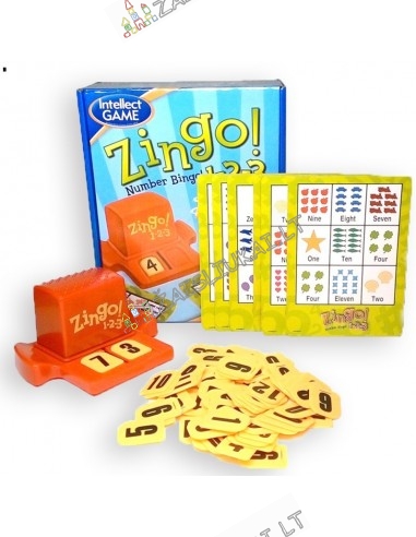 Stalo žaidimas - ZINGO skaičiai