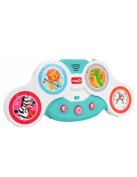 Lietimui jautrūs būgnai: pirmasis interaktyvus instrumentas jūsų mažyliui