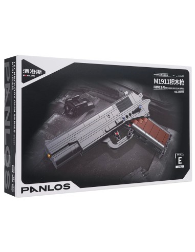 Konstruktorius „Karinis pistoletas“: tvirta konstrukcija ir tikri sviediniai