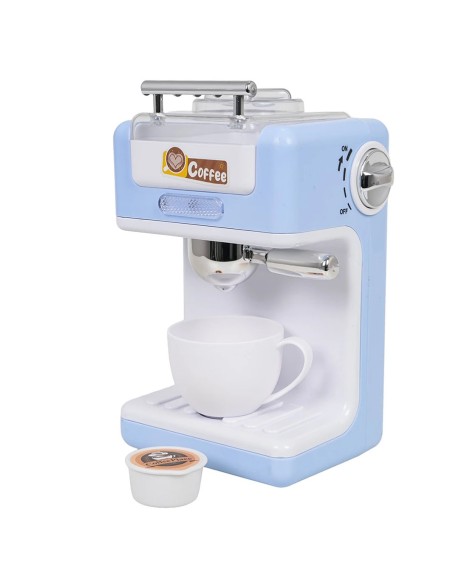 Baristos rinkinys vaikams nuo 3 metų: kavos aparatas su vandens pylimo funkcija