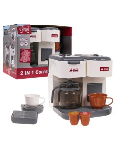 Dvigubas kavos aparato rinkinis „2 viename“: kapsulinis aparatas ir virimo sistema