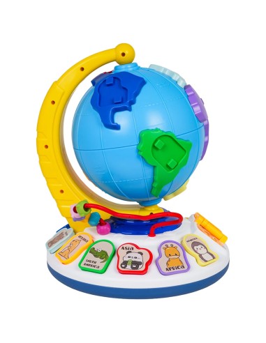 Mokomasis 360° gaublys mažiesiems tyrinėtojams: gyvūnai, garsai ir melodijos