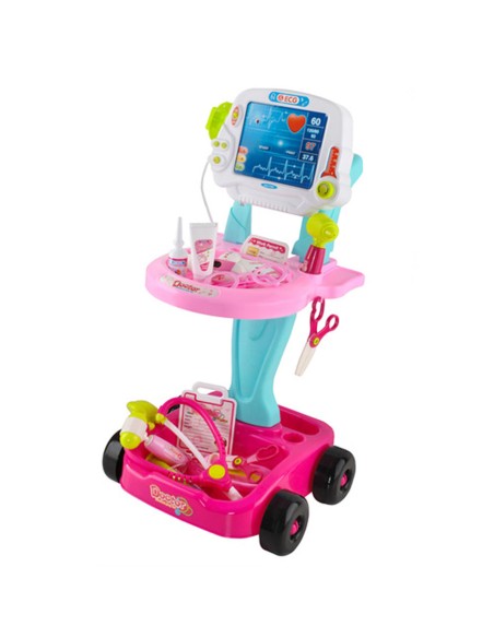 Edukacinis medicinos rinkinis vaikams: 18 priedų, garsai ir šviesos tikram herojui