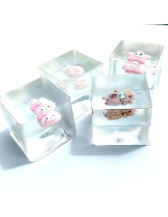 Antistresinis žaislas Taba Squisy - Mielas ledo kubelis – skaidrus džiaugsmas tavo rankose! 2