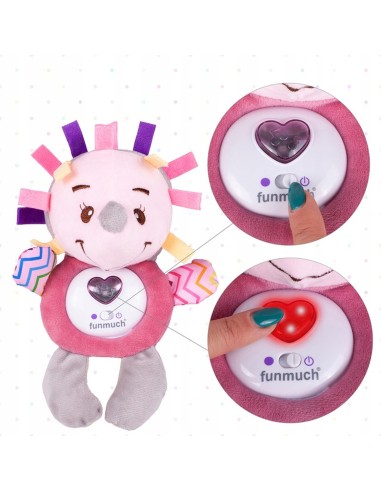 Pliušinis dainuojantis ežiukas – mieliausias mažylio miego sargas