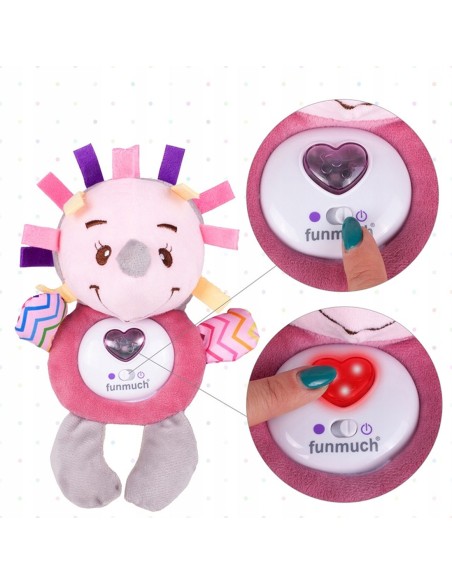 Pliušinis dainuojantis ežiukas – mieliausias mažylio miego sargas