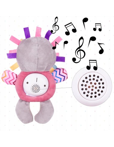 Minkštas ežiukas-migdukas: dainuojantis draugas ramiam kūdikio miegui