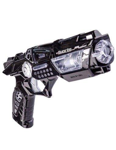 „Black Ice“ juodas fantastinis blasteris su šviesos ir garso efektais