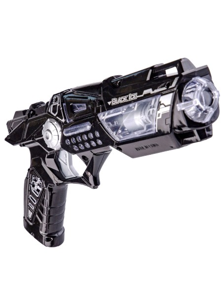 „Black Ice“ juodas fantastinis blasteris su šviesos ir garso efektais