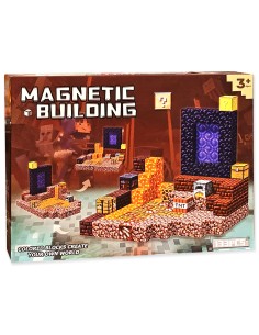 133 vnt Minecraft magnetiniai blokai kubeliai - Teleportas