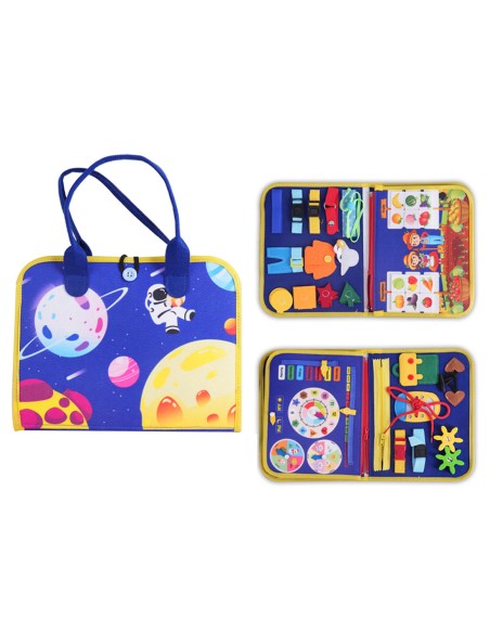 Montessori veiklos kelioninis rankinukas – kosminė kelionė į žinių pasaulį!