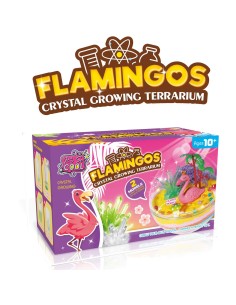 LED kristalų auginimo rinkinys „Flamingo Chemikas“ – sukurk savo šviečiantį povandeninį pasaulį! 2