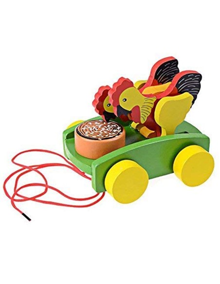 „Smartcraft“ medinis žaislas traukimui – pirmieji žingsniai su muzikos ritmu!