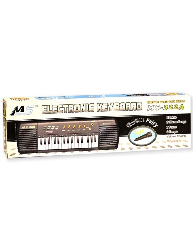 Elektroninis sintezatorius MS-322A su mikrofonu – mažojo pianisto startas
