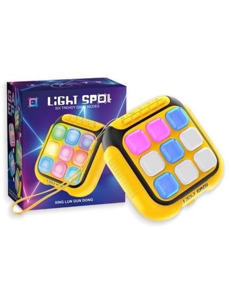 „Light Spot“ elektroninis arkadinis žaidimas – 6 režimai tavo reakcijai lavinti!