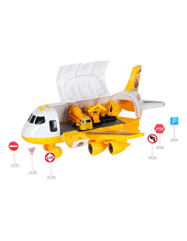 Interaktyvus lėktuvų transporteris jauniesiems inžinieriams – sukurk savo svajonių miestą!