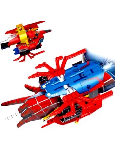 Konstruktorius „Blazing-Weapon“ FC9402: mechaninė voro pirštinė iš 295 detalių