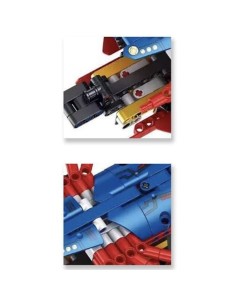 Konstruktorius „Blazing-Weapon“ FC9402: mechaninė voro pirštinė iš 295 detalių 2