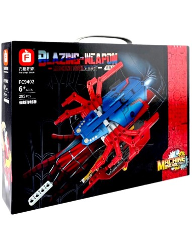 Superherojaus mechaninis ginklas-konstruktorius – tikroviška išvaizda ir judantys elementai