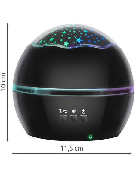 Besisukantis naktinis projektorius – magiškas žvaigždžių ir vandenyno gelmių pasaulis