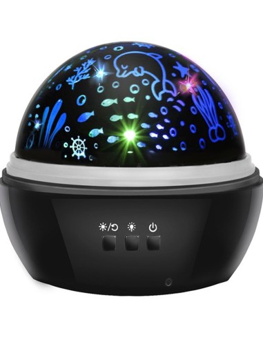 Naktinė lemputė-projektorius „2 filtrai“: padėkite mažyliui užmigti tarp žvaigždžių