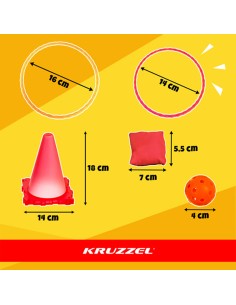 Arkadinis žaidimas „Mesk į taikinį“ – 30 elementų rinkinys aktyviam laisvalaikiui! 2