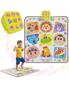 Interaktyvus šokių kilimėlis „Gyvūnų orkestras“ – šok, kurk ir pramogauk!
