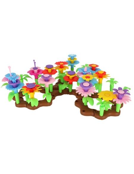 Edukacinės gėlių kaladėlės „Sukurk savo sodą“ – ryškios spalvos ir begalinė vaizduotė