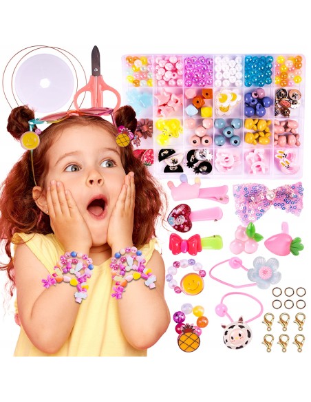 Spalvingas karoliukų rinkinis „Mano dizainas“ – 240 elementų kūrybai!