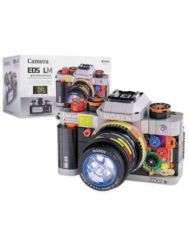 Konstruktorius „Retro fotoaparatas“ EDS LM – 561 detalė su šviesos efektais!