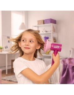 Pilnas interaktyvus kirpyklos rinkinis – džiovintuvas su oro srove ir šviečiantis tiesintuvas 2