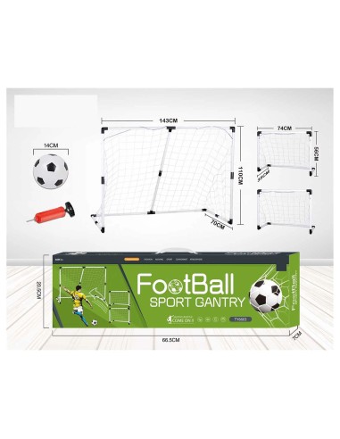 Futbolo vartų rinkinis „2-in-1“ –...