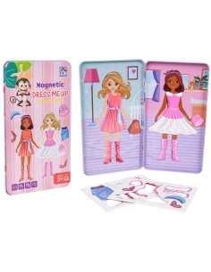 Magnetinis mados salonas metalinėje dėžutėje – 13 detalių kūrybiškam stiliui!