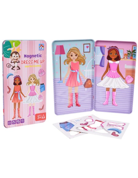 Magnetinis mados salonas metalinėje dėžutėje – 13 detalių kūrybiškam stiliui!