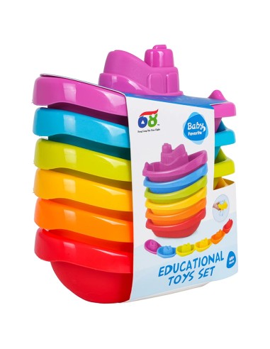 Spalvingas 6 laivelių rinkinis –...