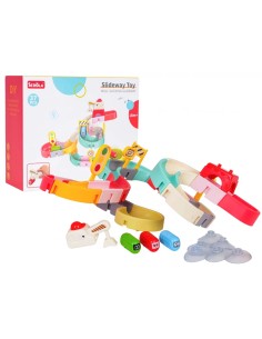 Vandens čiuožykla „Aqua Park“ su autobusais – 37 dalių kūrybinis rinkinys voniai!