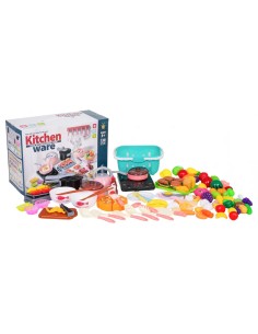 MEGA virtuvės rinkinis „Master Chef“ – net 120 detalių su garsus skleidžiančia virykle! 2