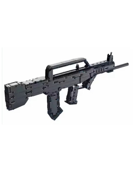 Kolekcinis 73 cm ilgio šautuvas iš blokelių – 1133 detalių inžinerinis projektas