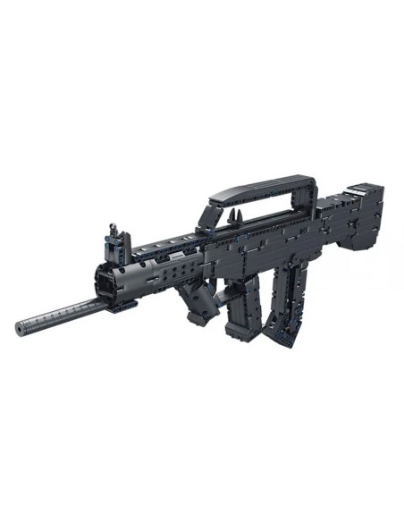 Didelis karinio šautuvo konstravimo rinkinys (1133 vnt.) – šaudo sviediniais!