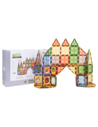 3D magnetinis konstruktorius „Magna-Build“ – 85 detalės neribotai vaizduotei!