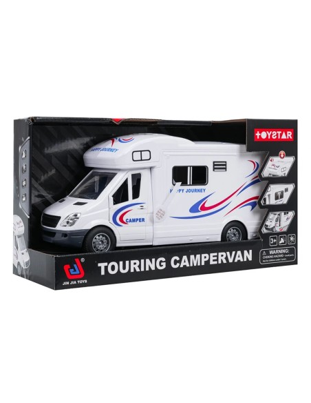 Didelis atostogų kemperis su vidiniu apšvietimu – pilnas nuotykių rinkinys vaikams