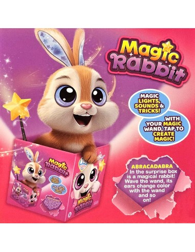 „Magic Rabbit“: pliušinis burtininkas su 20+ funkcijų, garsais ir spalvas keičiančiomis ausimis