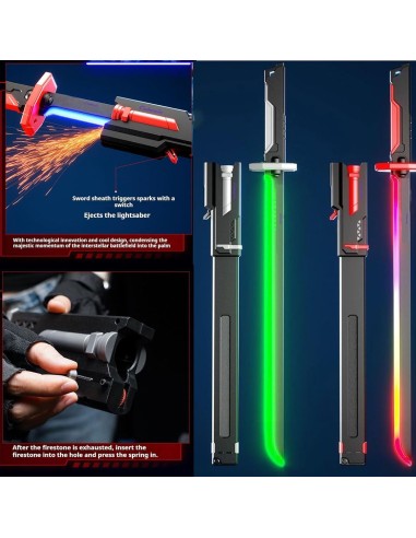 „Sparkion“ LED šviesos kardas (80 cm)...