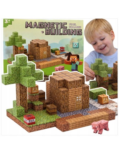 198 vnt Minecraft magnetiniai blokai...