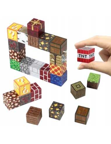 198 vnt Minecraft magnetiniai blokai...