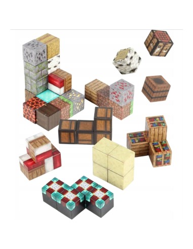 198 vnt Minecraft magnetiniai blokai...