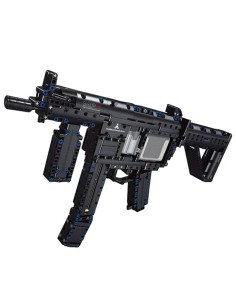 MOC MP5 automatinis pistoletas „Tactical Pro“ – 958 detalės ir tikra šaudymo funkcija! 2