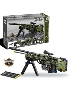 WM snaiperinis šautuvas-konstruktorius (328 d.) – šaudantis modelis su optika