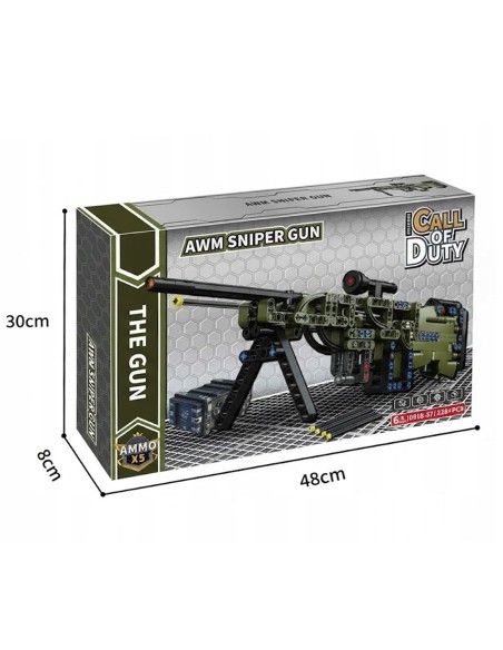 Karinis „Call of Duty“ stiliaus ginklo konstruktorius 918-57 – 328 detalės