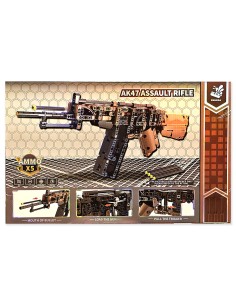 Konstruktorius AK-47 „The Gun“: 338 detalės, suderinama su Lego ir kitais populiariais blokeliais 2